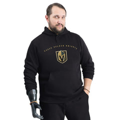 Vegas Golden Knights G-III Sports by Carl Banks Adaptive Classic Team Arc Fleece Hoodie - Black Hoodies