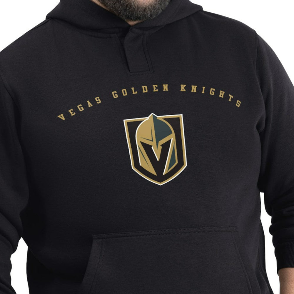 Vegas Golden Knights G-III Sports by Carl Banks Adaptive Classic Team Arc Fleece Hoodie - Black Hoodies