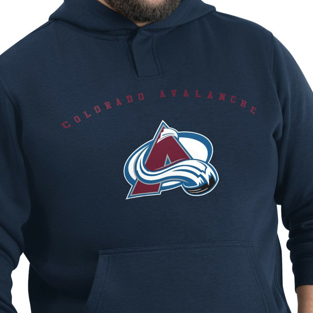 Colorado Avalanche G-III Sports by Carl Banks Adaptive Classic Team Arc Fleece Hoodie - Navy Hoodies