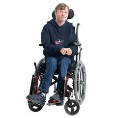 Columbus Blue Jackets G-III Sports by Carl Banks Adaptive Classic Team Arc Fleece Hoodie - Navy Hoodies