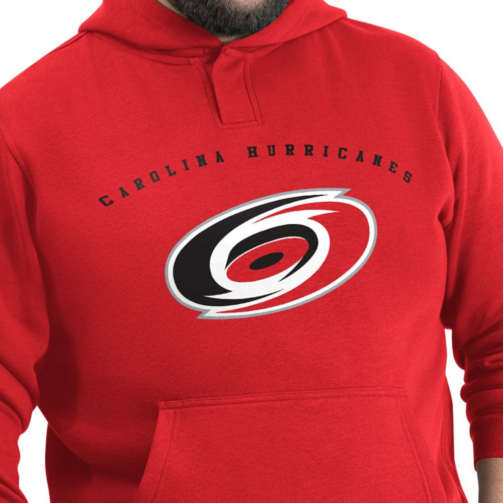 Carolina Hurricanes G-III Sports by Carl Banks Adaptive Classic Team Arc Fleece Hoodie - Red Hoodies