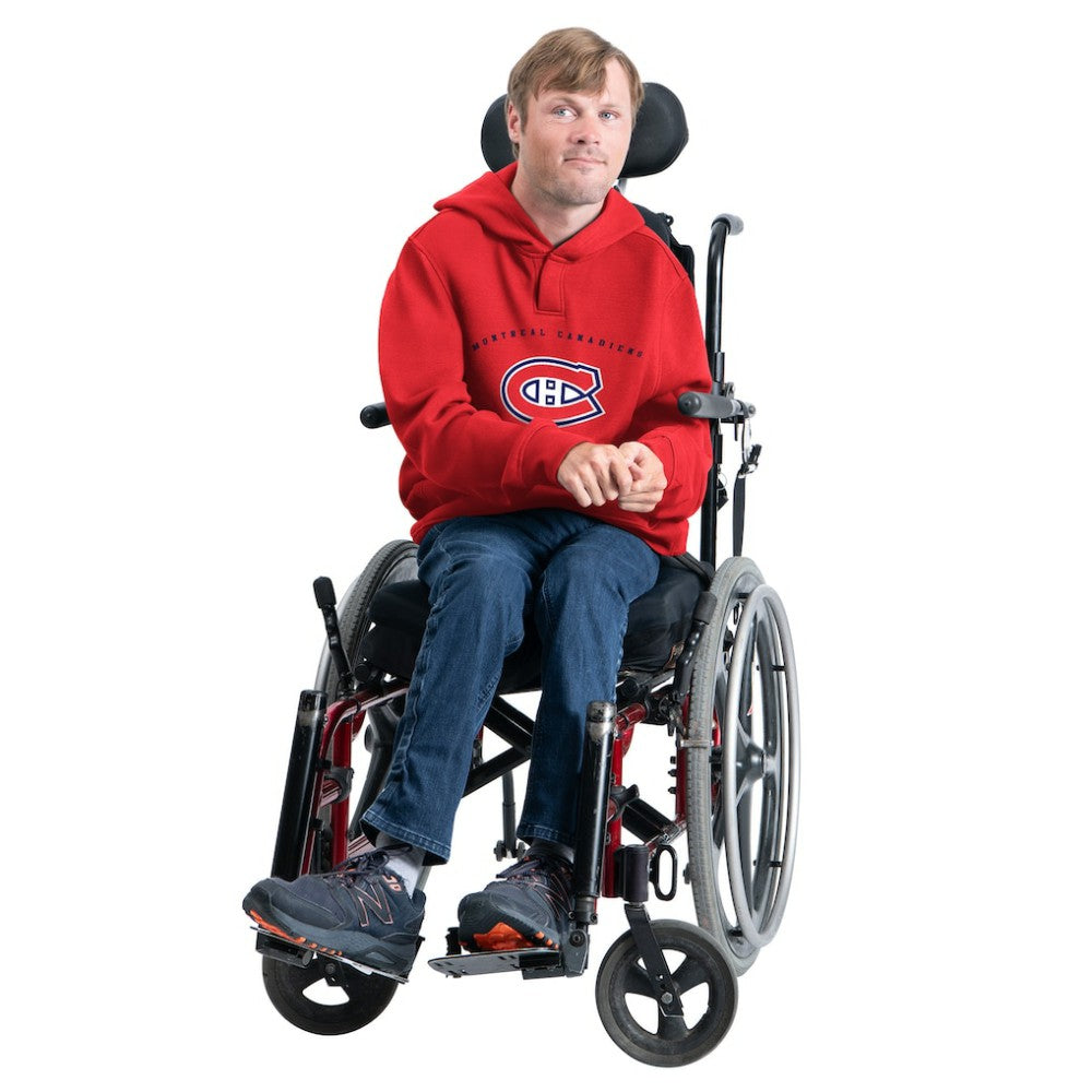 Montreal Canadiens G-III Sports by Carl Banks Adaptive Classic Team Arc Fleece Hoodie - Red Hoodies