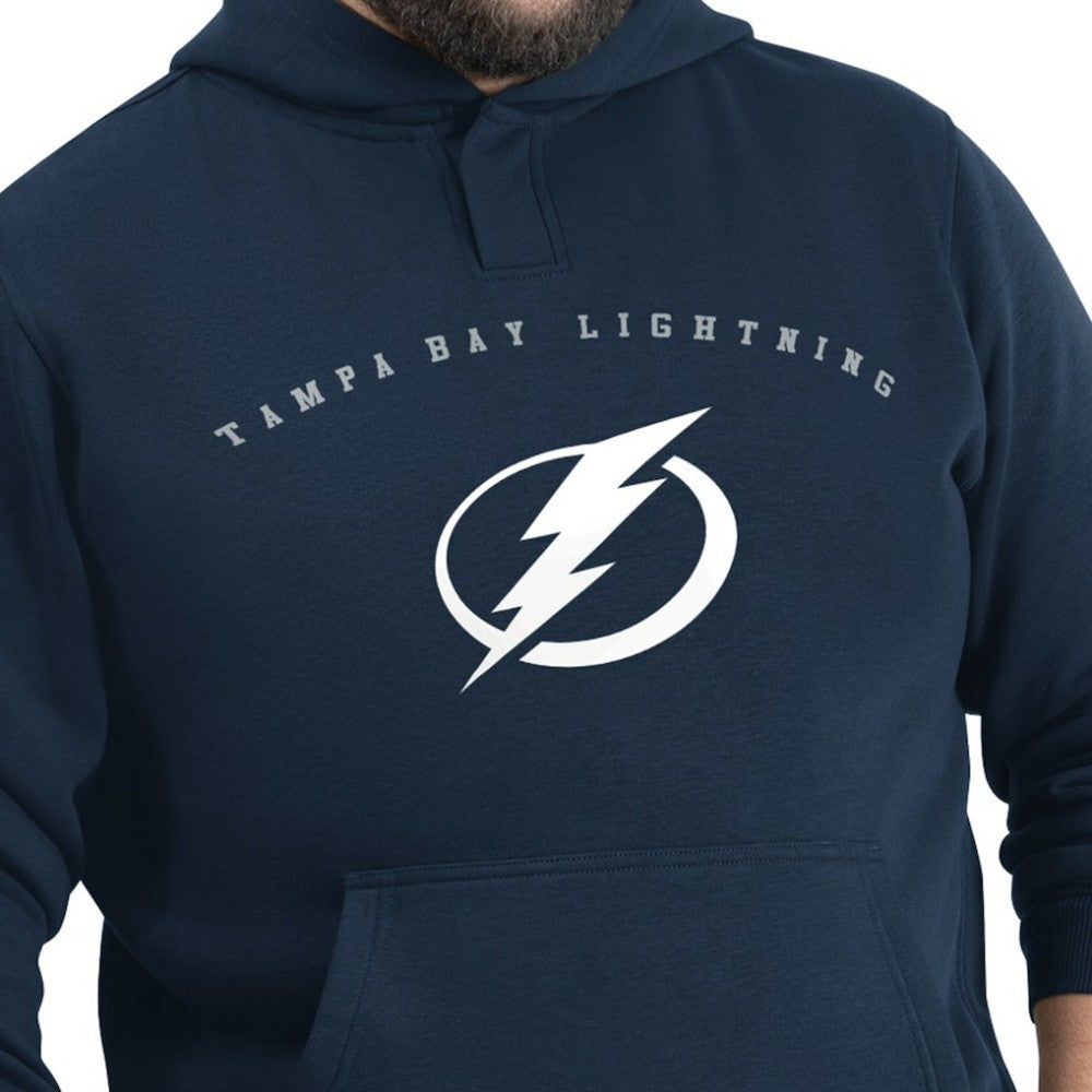 Tampa Bay Lightning G-III Sports by Carl Banks Adaptive Classic Team Arc Fleece Hoodie - Navy Hoodies