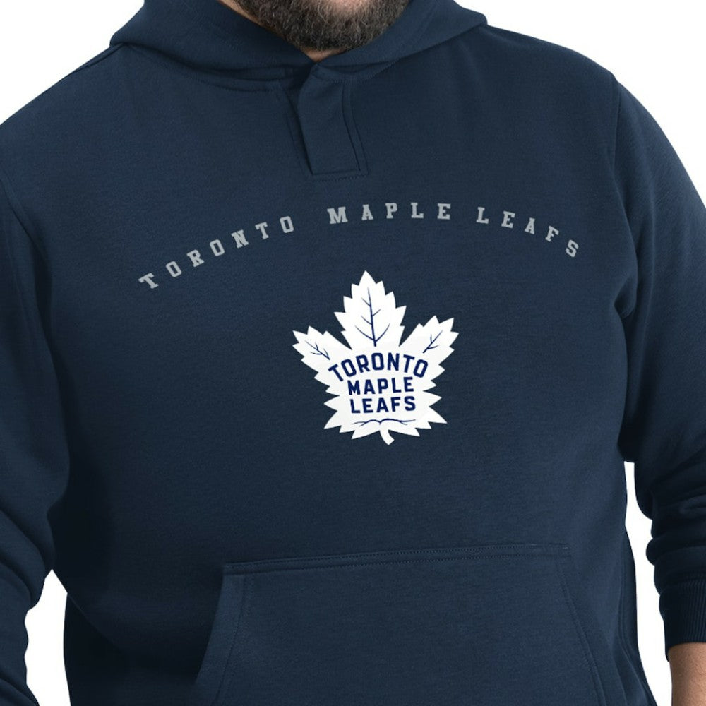 Toronto Maple Leafs G-III Sports by Carl Banks Adaptive Classic Team Arc Fleece Hoodie - Navy Hoodies