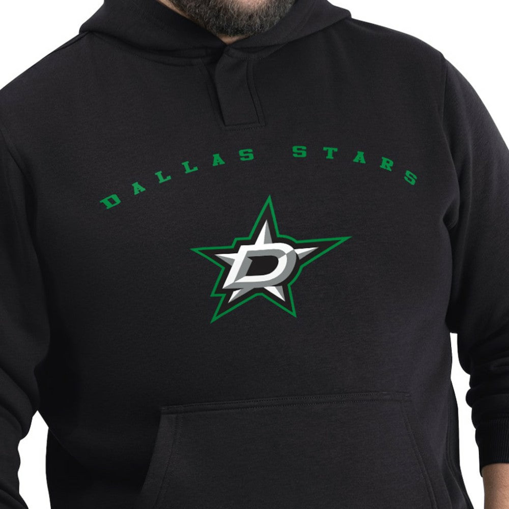 Dallas Stars G-III Sports by Carl Banks Adaptive Classic Team Arc Fleece Hoodie - Black Hoodies