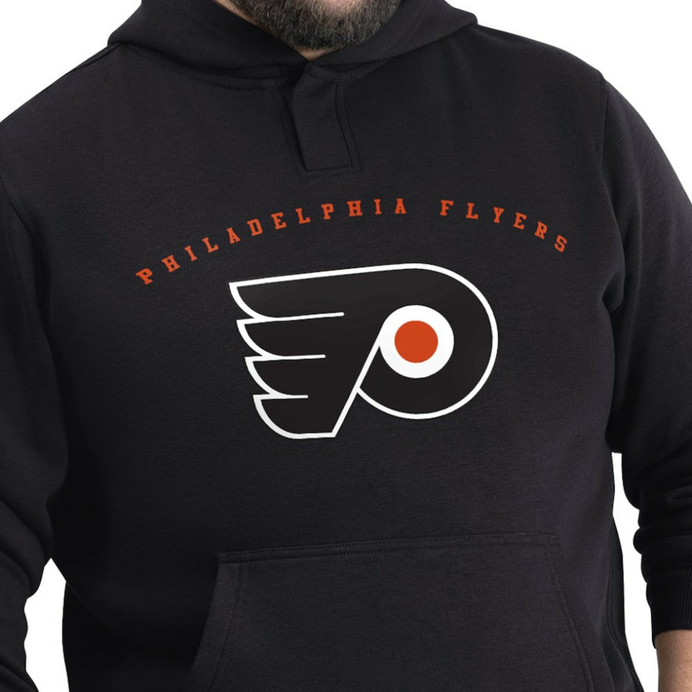 Philadelphia Flyers G-III Sports by Carl Banks Adaptive Classic Team Arc Fleece Hoodie - Black Hoodies