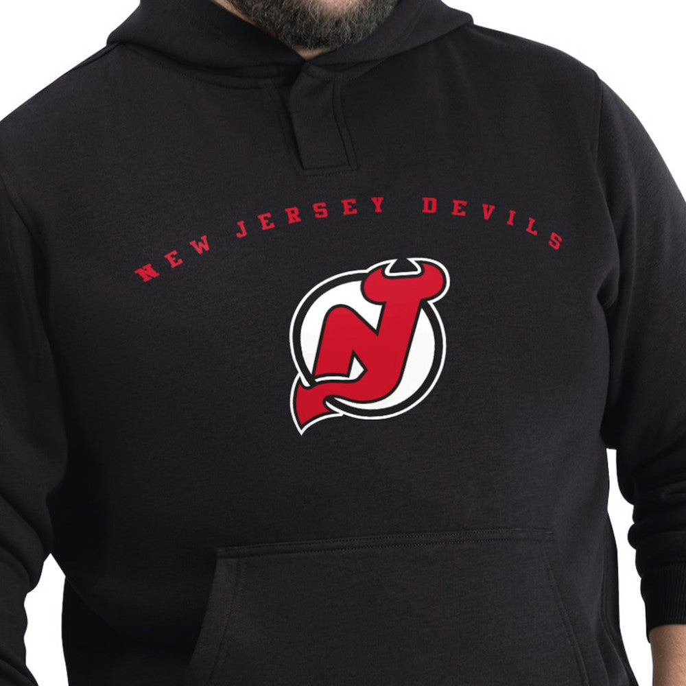 New Jersey Devils G-III Sports by Carl Banks Adaptive Classic Team Arc Fleece Hoodie - Black Jerseys