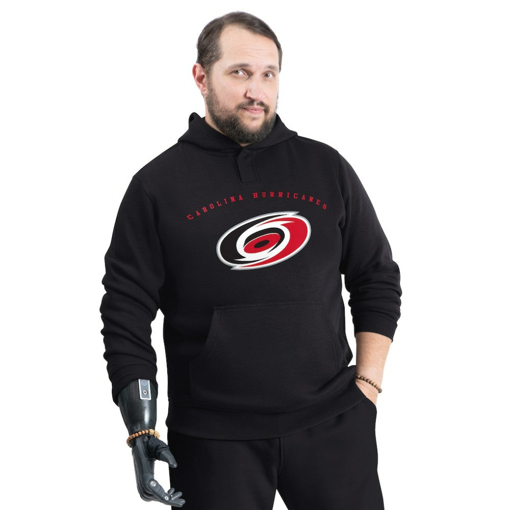 Carolina Hurricanes G-III Sports by Carl Banks Adaptive Classic Team Arc Fleece Hoodie - Black Hoodies