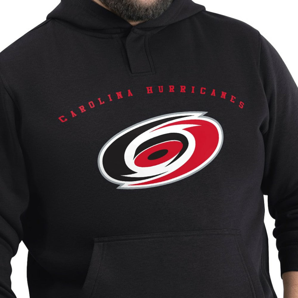 Carolina Hurricanes G-III Sports by Carl Banks Adaptive Classic Team Arc Fleece Hoodie - Black Hoodies