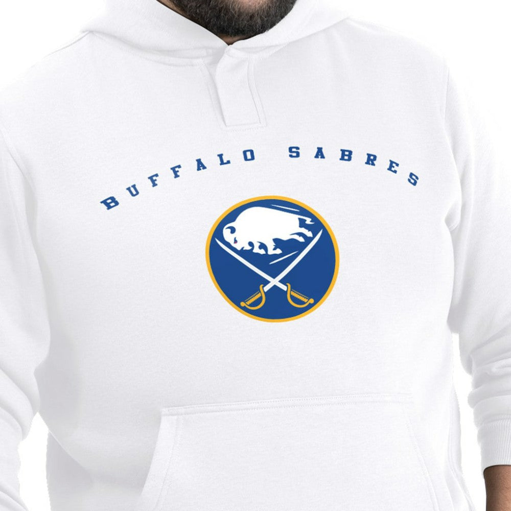 Buffalo Sabres G-III Sports by Carl Banks Adaptive Classic Team Arc Fleece Hoodie - White Hoodies