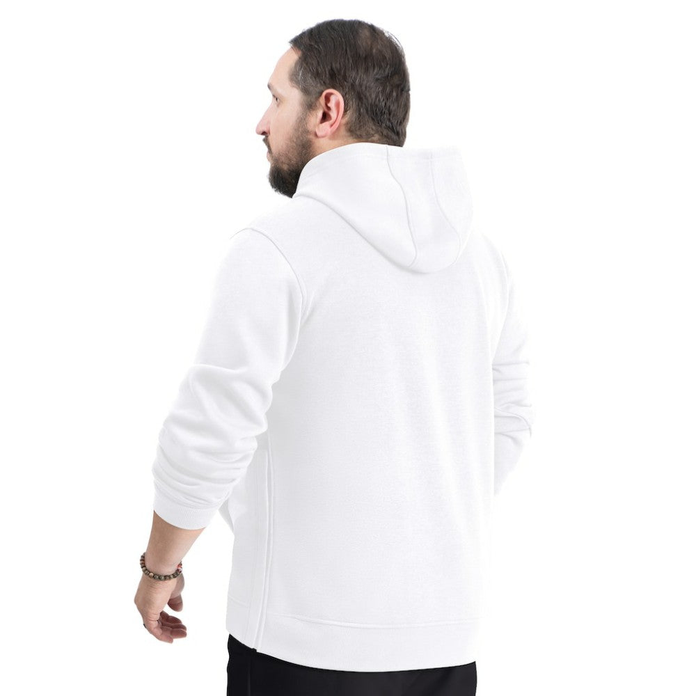 Utah Mammoth G-III Sports by Carl Banks Adaptive Classic Team Arc Fleece Hoodie - White Hoodies
