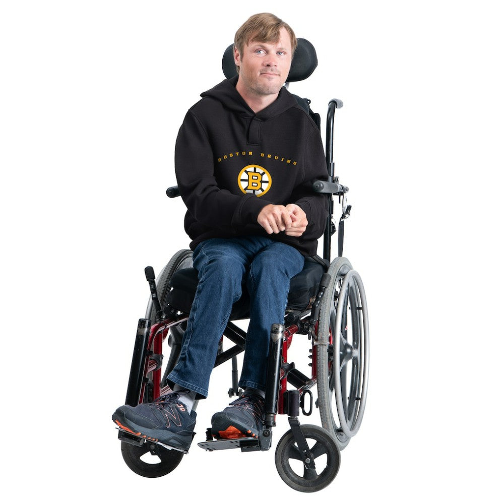 Boston Bruins G-III Sports by Carl Banks Adaptive Classic Team Arc Fleece Hoodie - Black Hoodies