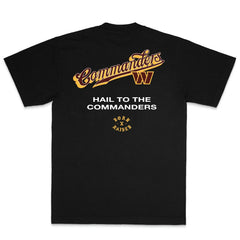 Washington Commanders Born x Raised Unisex Pro Script T-Shirt - Black on sale