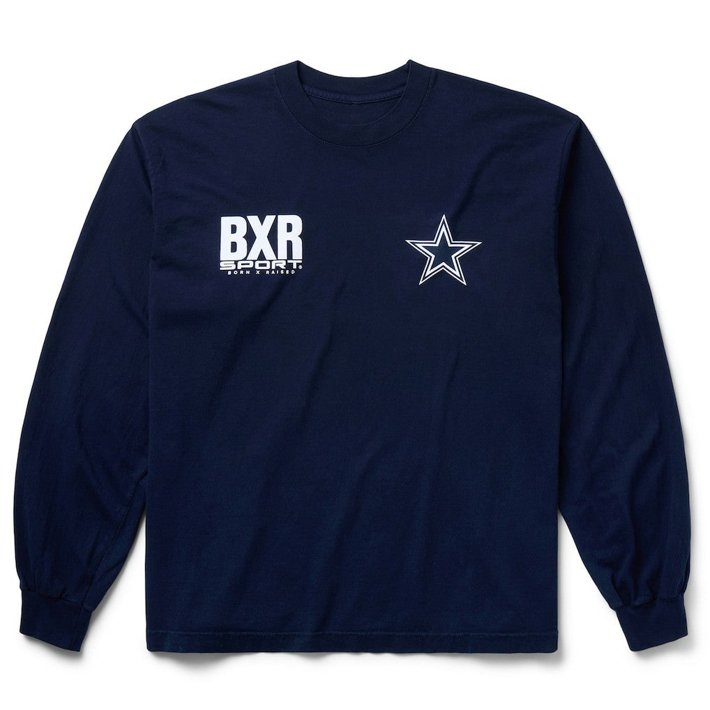 Dallas Cowboys Born x Raised Unisex Long Sleeve Local T-Shirt - Navy sale