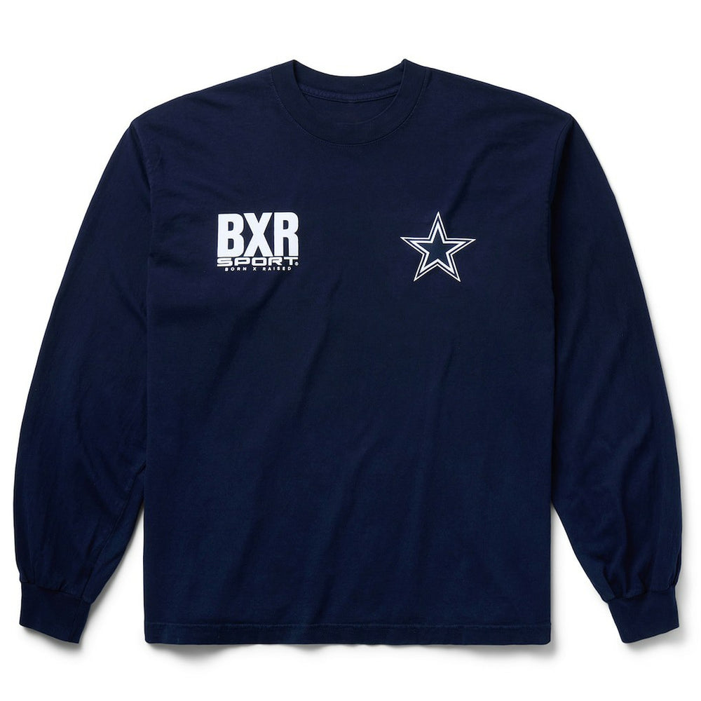 Dallas Cowboys Born x Raised Unisex Long Sleeve Local T-Shirt - Navy sale