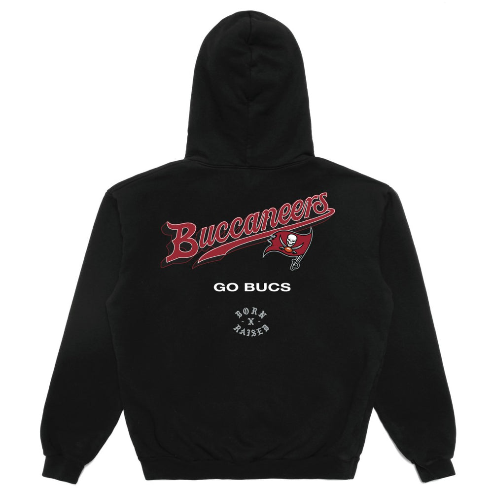Tampa Bay Buccaneers Born x Raised Unisex Pro Script Hoodie - Black discount