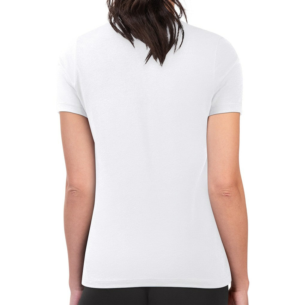 Brooklyn Nets G-III 4Her by Carl Banks Women's Super-Slim Fit Lightweight Roses Crew Neck T-Shirt - White on sale