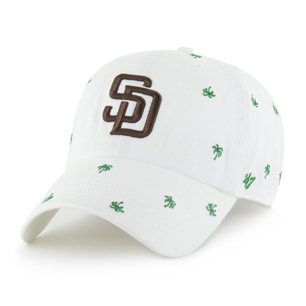San Diego Padres Women's Confetti Clean Up Adjustable Hat White