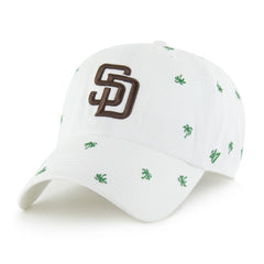 San Diego Padres Women's Confetti Clean Up Adjustable Hat White