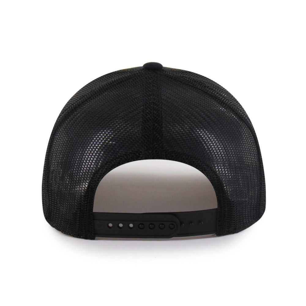 Colorado Rockies Pitstop Trucker Adjustable Hat Black