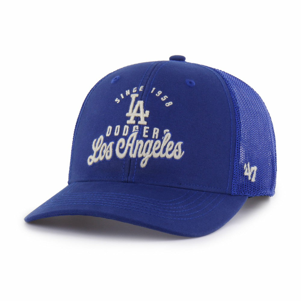 Los Angeles Dodgers Pitstop Trucker Adjustable Hat Royal