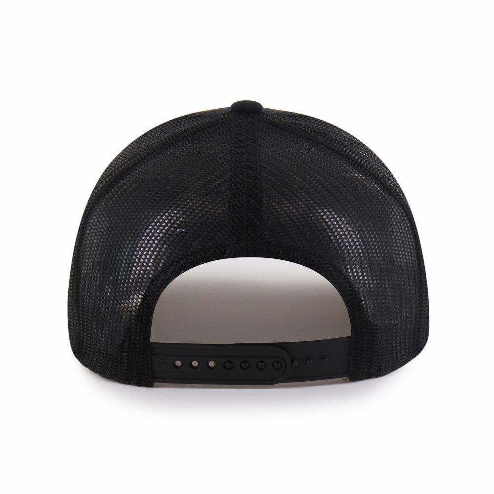 Miami Marlins Pitstop Trucker Adjustable Hat Black
