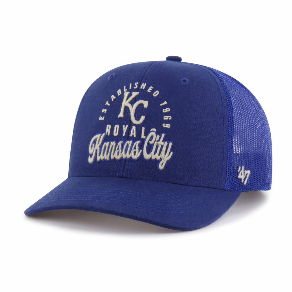 Kansas City Royals Pitstop Trucker Adjustable Hat Royal