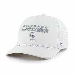 Colorado Rockies Forward Vault Hitch Adjustable Hat White