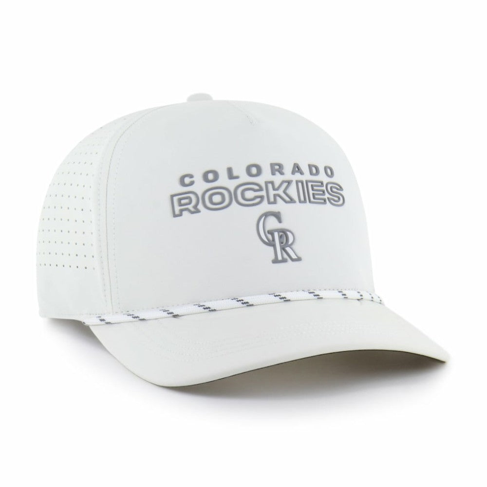 Colorado Rockies Forward Vault Hitch Adjustable Hat White