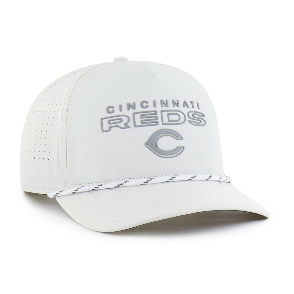 Cincinnati Reds Forward Vault Hitch Adjustable Hat White