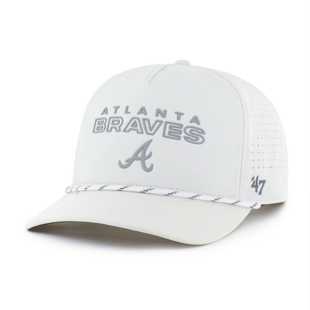 Atlanta Braves Forward Vault Hitch Adjustable Hat White