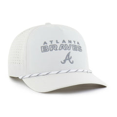 Atlanta Braves Forward Vault Hitch Adjustable Hat White