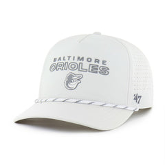 Baltimore Orioles Forward Vault Hitch Adjustable Hat White