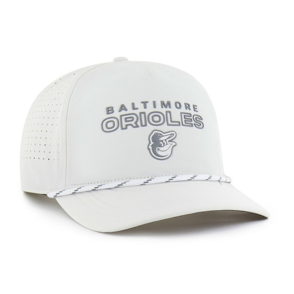 Baltimore Orioles Forward Vault Hitch Adjustable Hat White