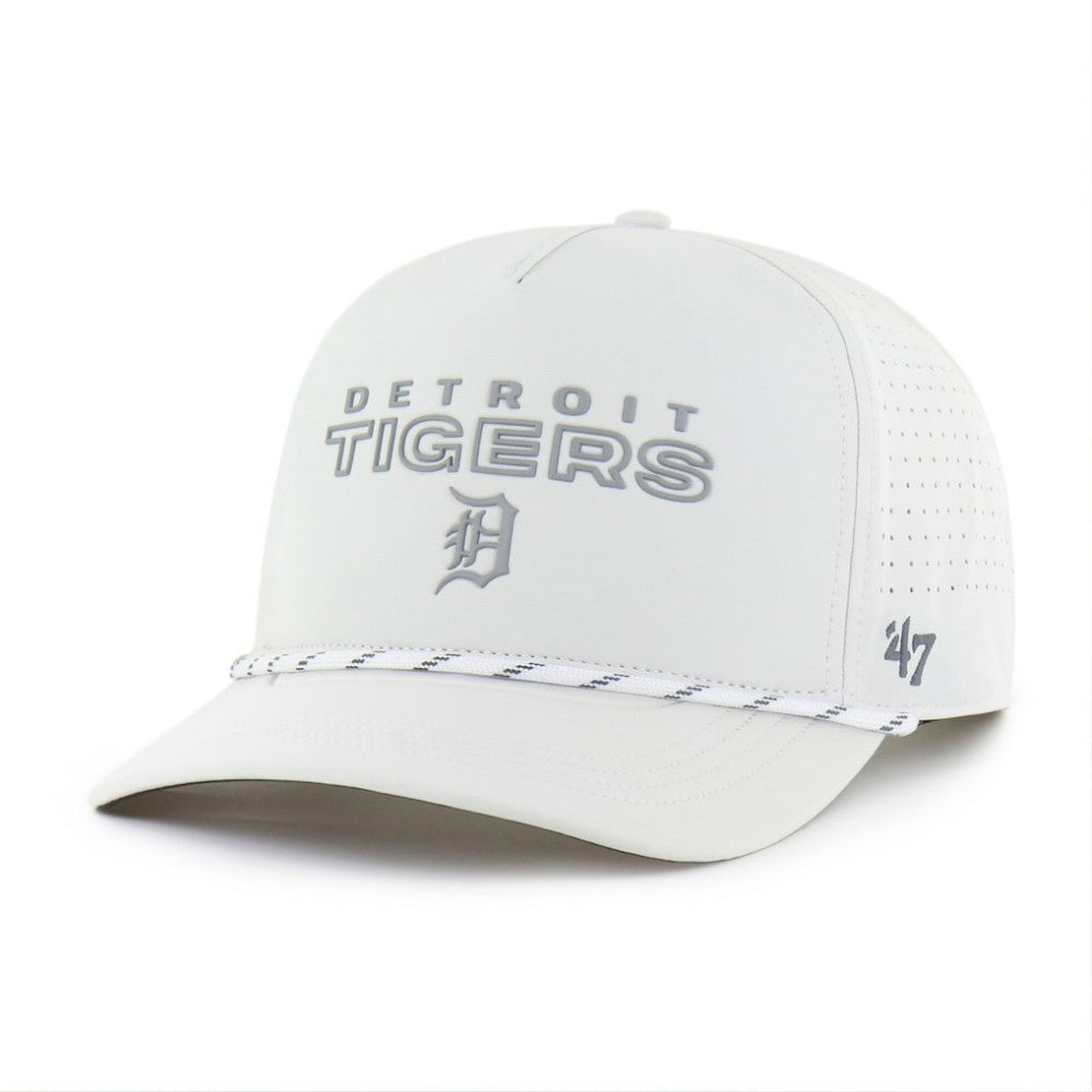 Detroit Tigers Forward Vault Hitch Adjustable Hat White
