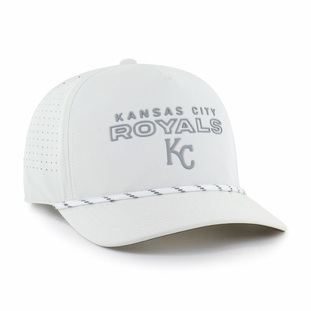 Kansas City Royals Forward Vault Hitch Adjustable Hat White