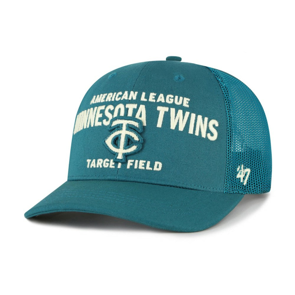 Minnesota Twins Contemporary Hitch Adjustable Trucker Hat Teal