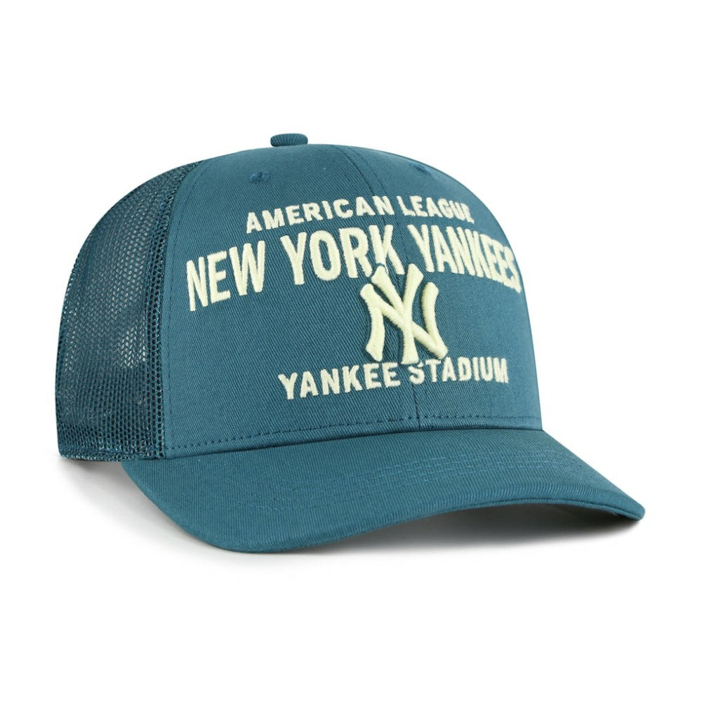 New York Yankees Contemporary Hitch Adjustable Trucker Hat Teal