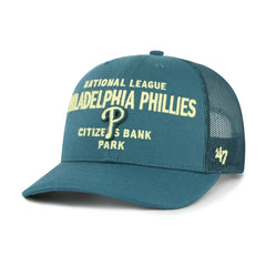 Philadelphia Phillies Contemporary Hitch Adjustable Trucker Hat Teal