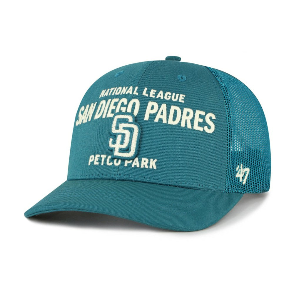 San Diego Padres Contemporary Hitch Adjustable Trucker Hat Teal