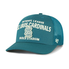 St. Louis Cardinals Contemporary Hitch Adjustable Trucker Hat Teal