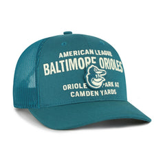 Baltimore Orioles Contemporary Hitch Adjustable Trucker Hat Teal