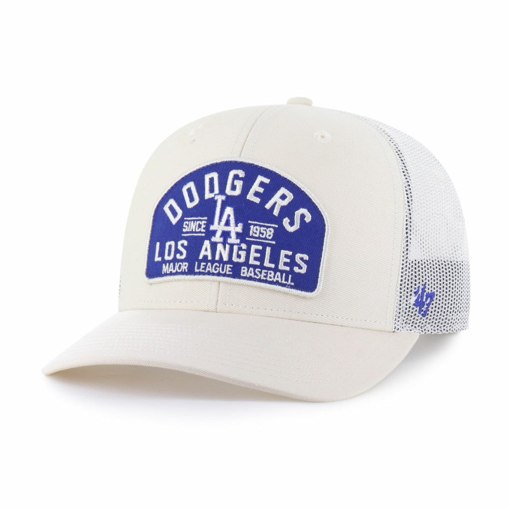 Los Angeles Dodgers Leland Adjustable Trucker Hat White