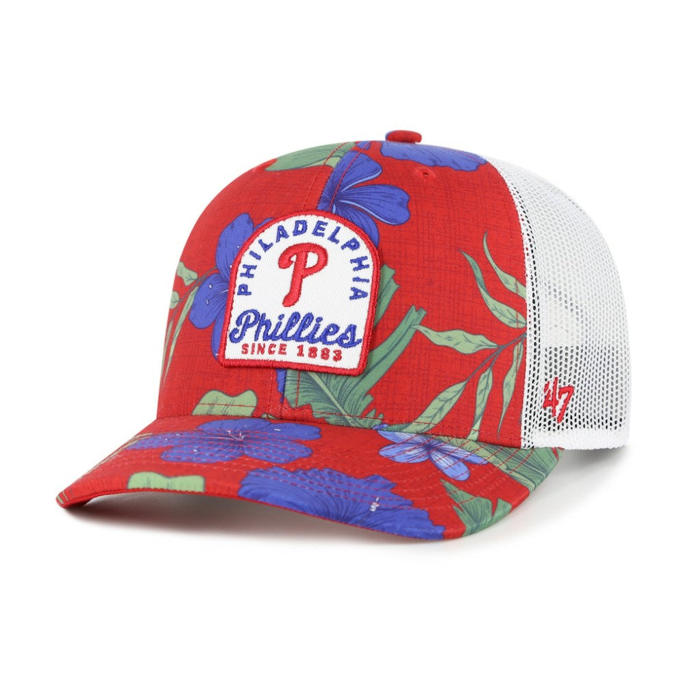 Philadelphia Phillies Beachside Adjustable Trucker Hat Red