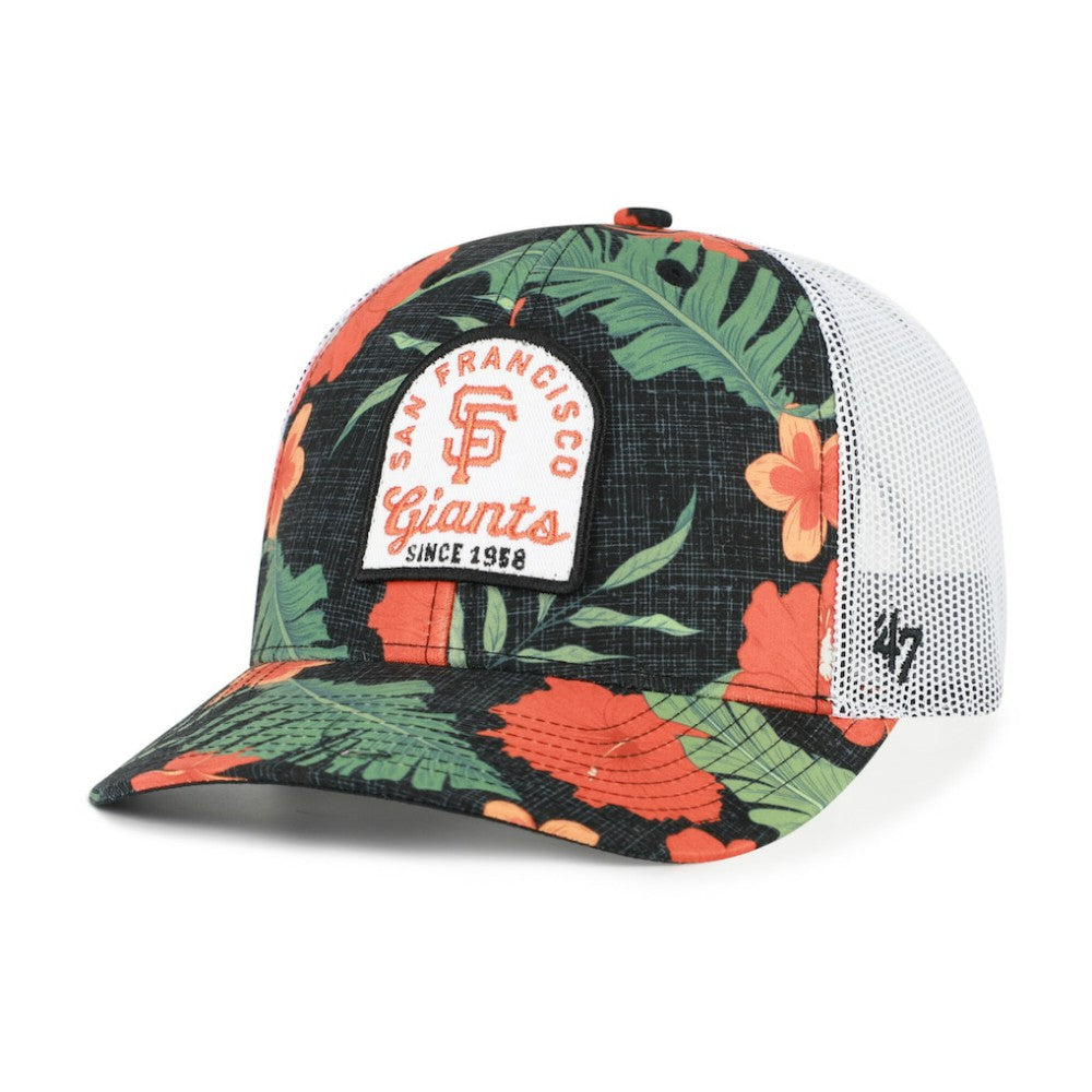 San Francisco Giants Beachside Adjustable Trucker Hat Black