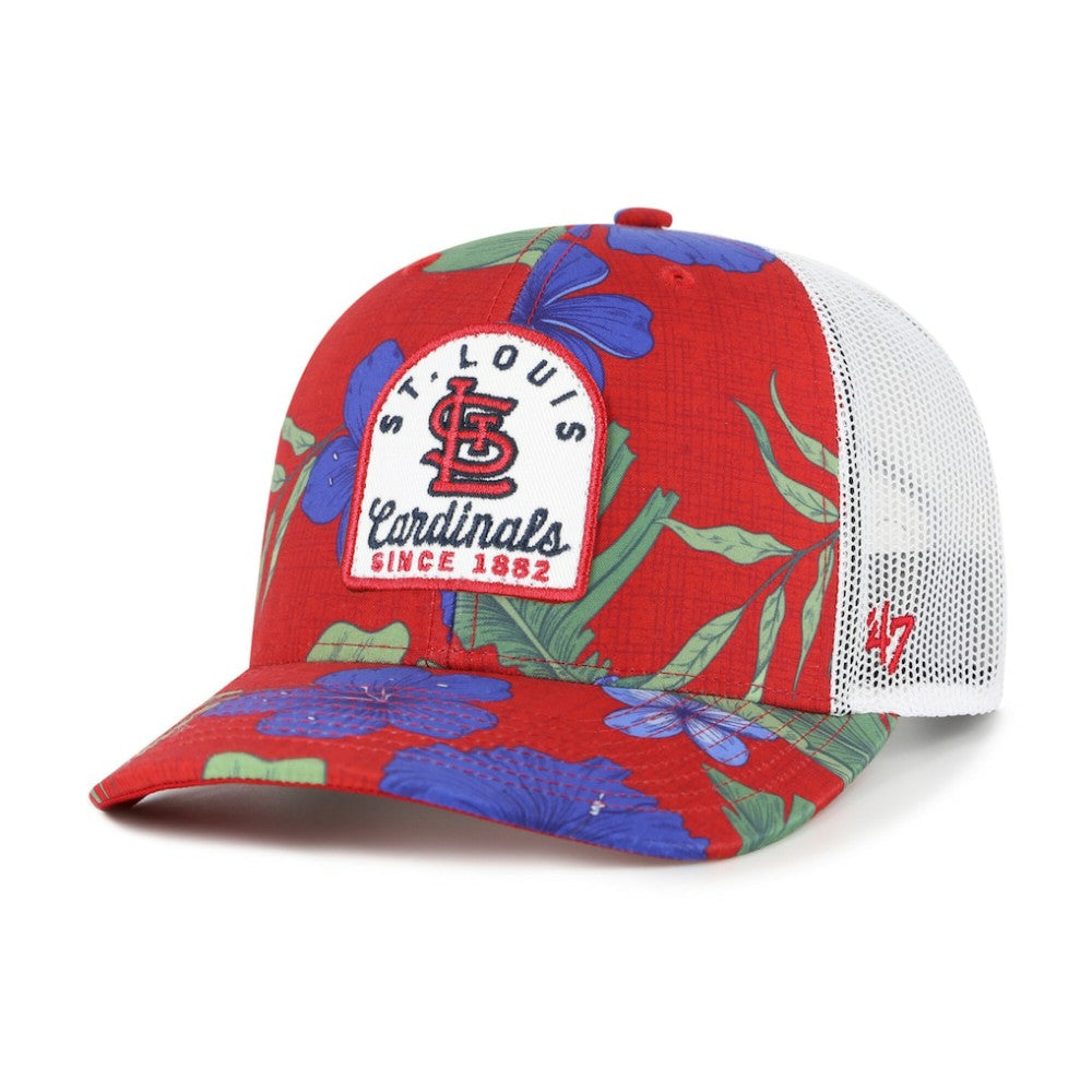 St. Louis Cardinals Beachside Adjustable Trucker Hat Red