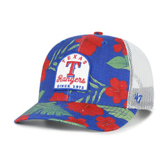 Texas Rangers Beachside Adjustable Trucker Hat Royal