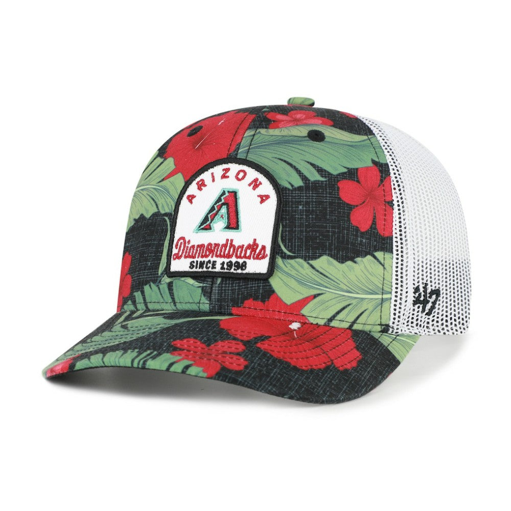 Arizona Diamondbacks Beachside Adjustable Trucker Hat Black
