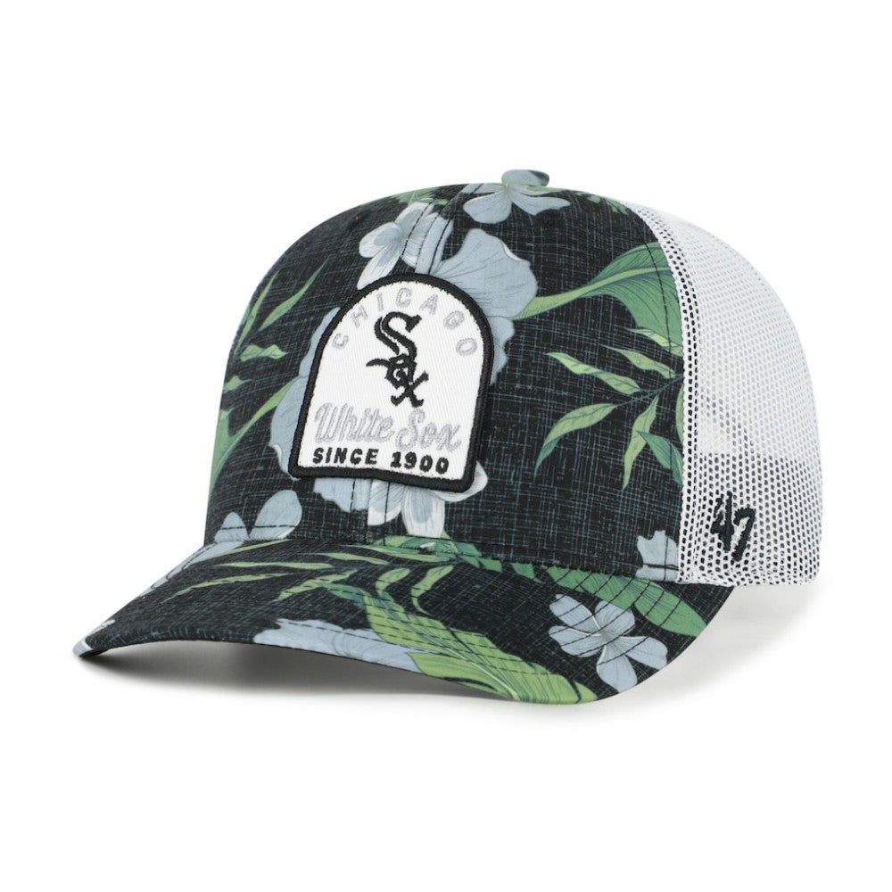 Chicago White Sox Beachside Adjustable Trucker Hat Black