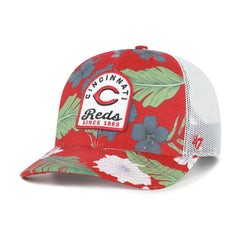 Cincinnati Reds Beachside Adjustable Trucker Hat Red
